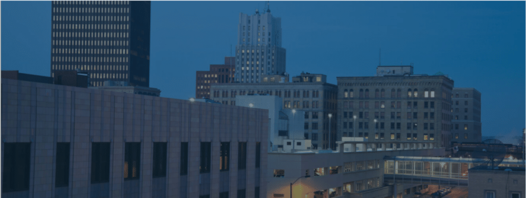 Akron skyline